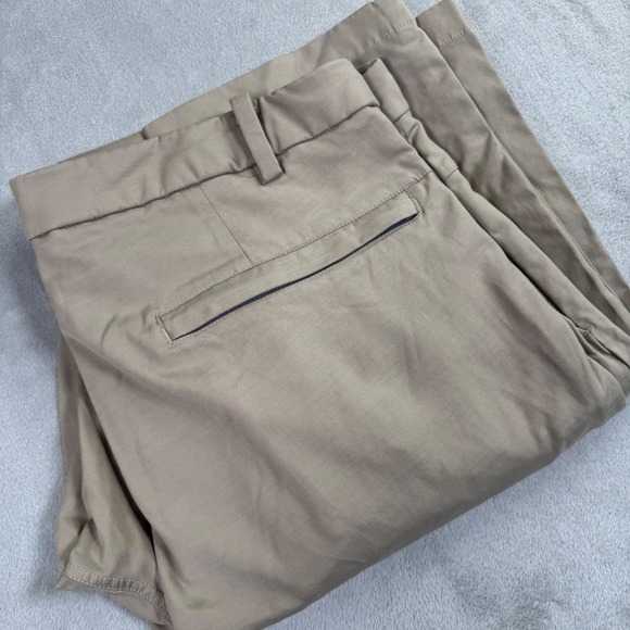 Lululemon Other - Lululemon Commission Slim-Fit Pant Mens 36x33 Khaki Tan Technical Chino Trousers